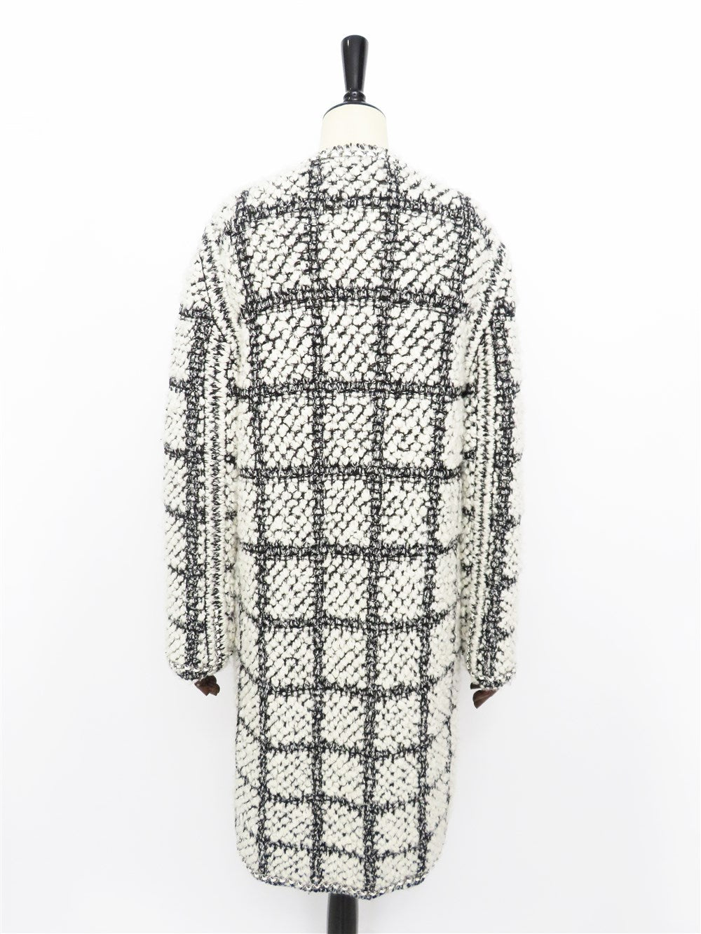 CC チェーントリミング ツイード コート