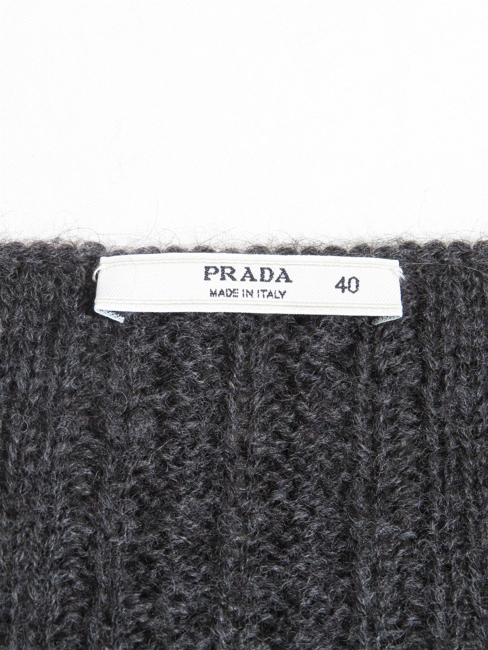 ビーズ装飾 Vネック アルパカウール ニット