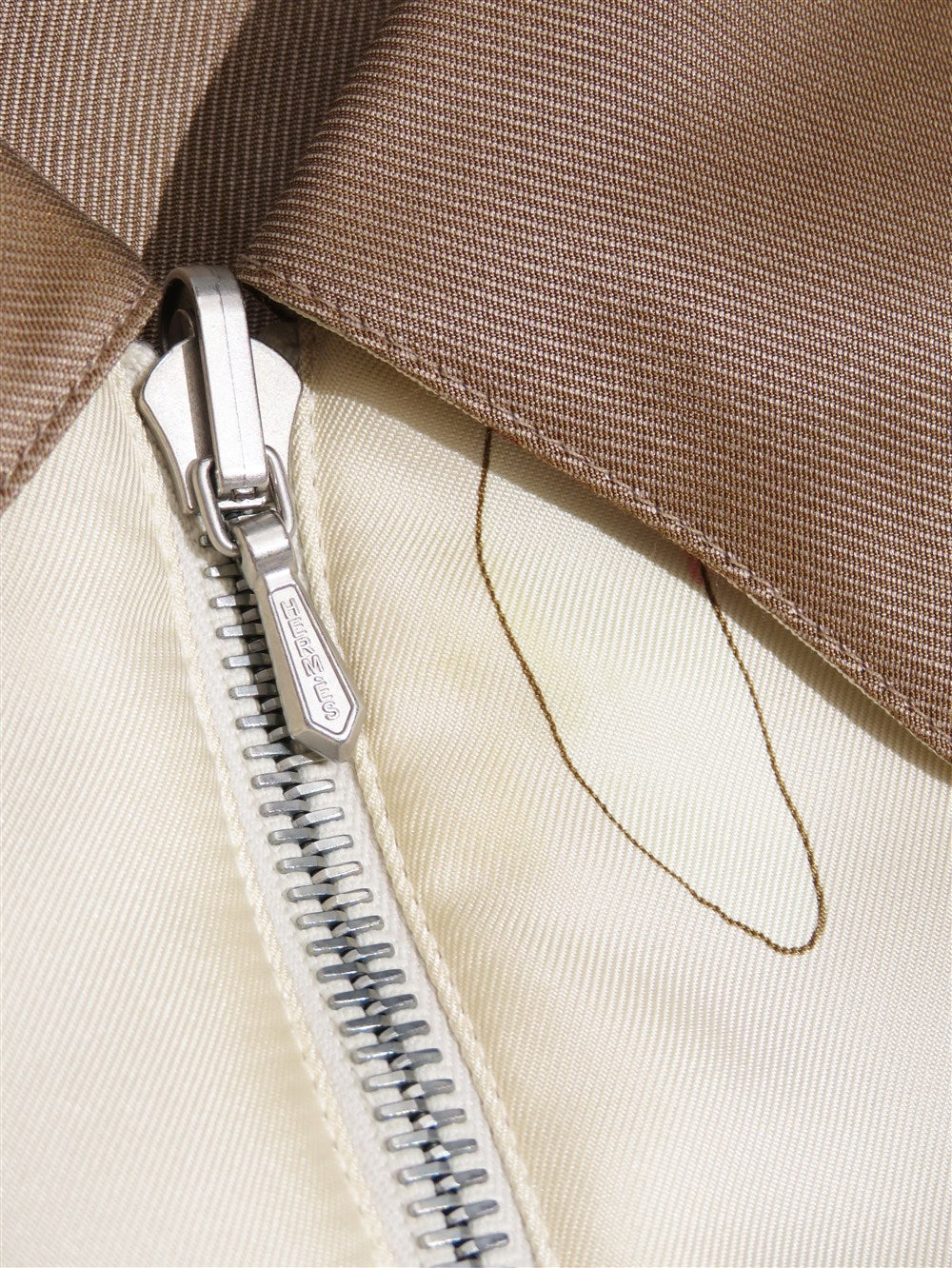 シルク フラワープリント リバーシブル 中綿 ブルゾン