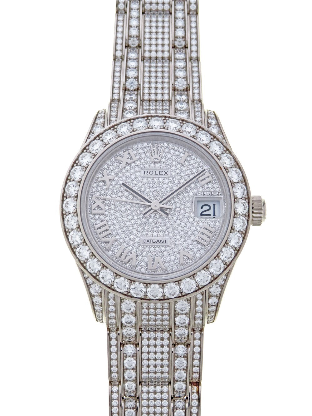 パールマスター デイトジャスト フルダイヤ 34mm