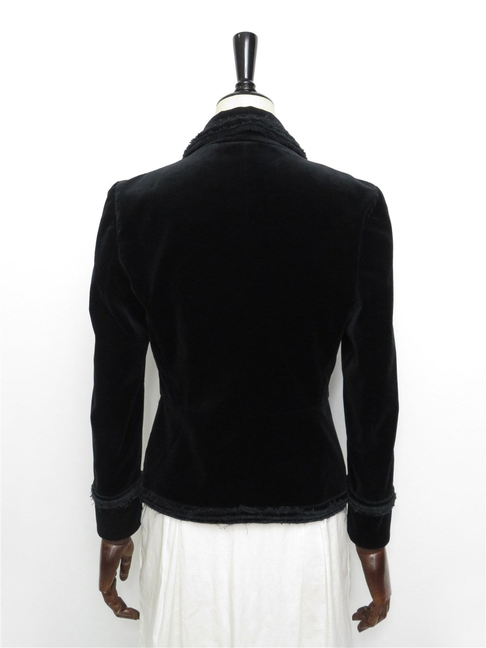 CC ココマーク装飾 ベルベット ダブルブレスト ジャケット
