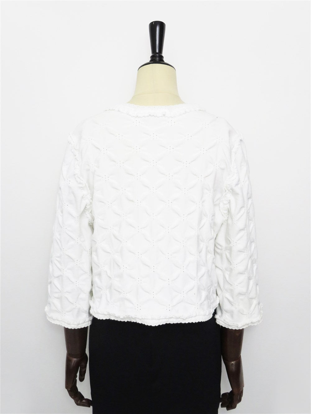 CC ビジューホック ノーカラー ジャケット