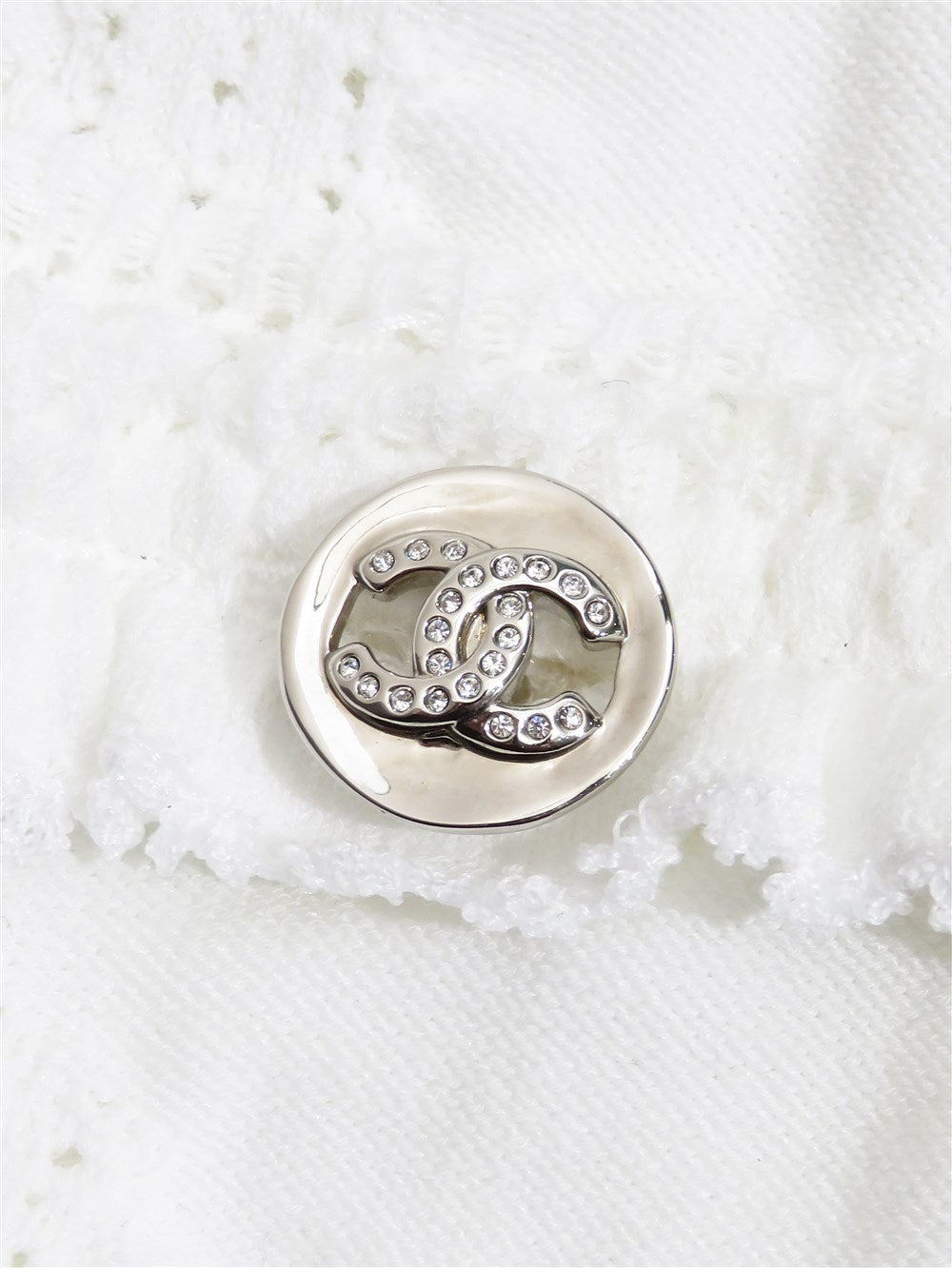 CC ビジューホック ノーカラー ジャケット