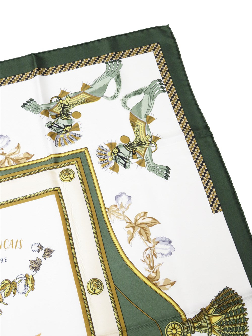 HERMES エルメス スカーフ カレ90 フランス初代帝国のハーネス シルク カレ90 Harnais Français Premier Empire フランス初代帝国のハーネス