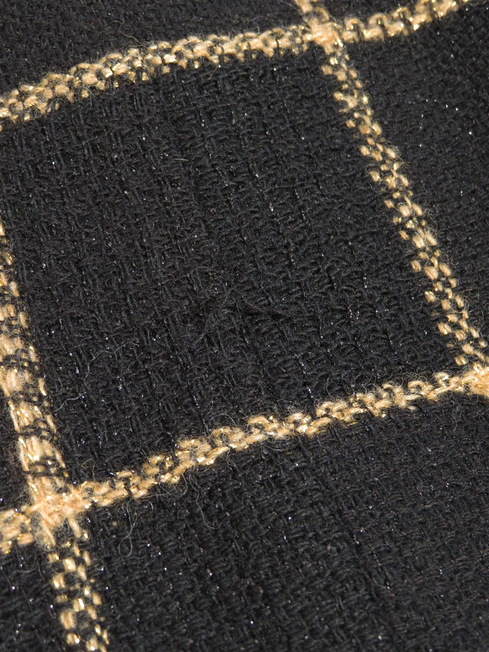 CC チェック柄 ツイード ワンピース