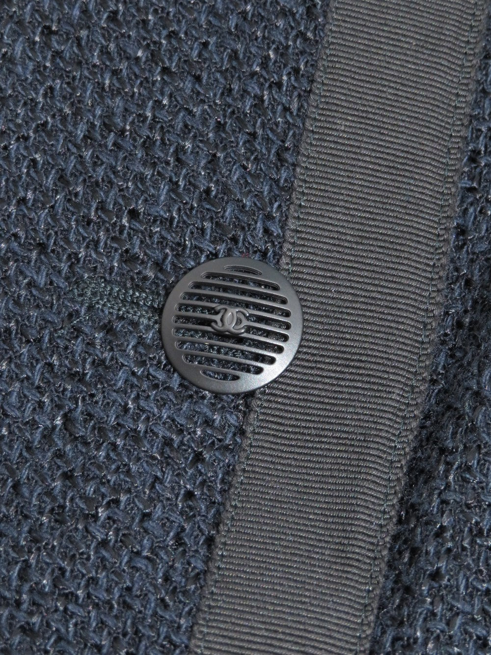 CC ココボタン ノーカラー ツイード ジャケット 02P