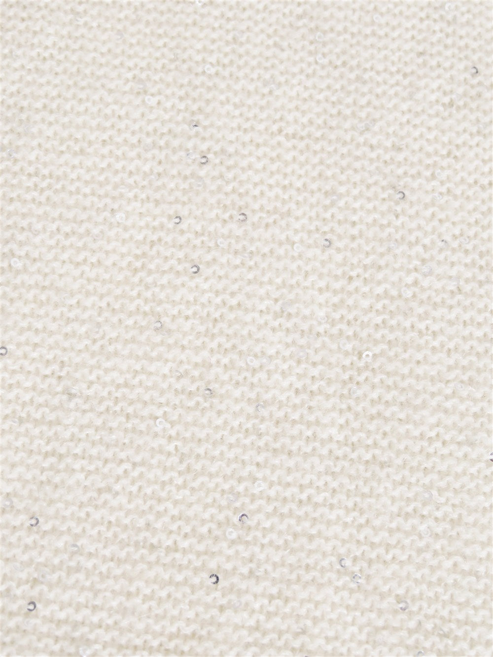 カシミヤシルク混 スパンコール ドルマンスリーブ ニット プルオーバー