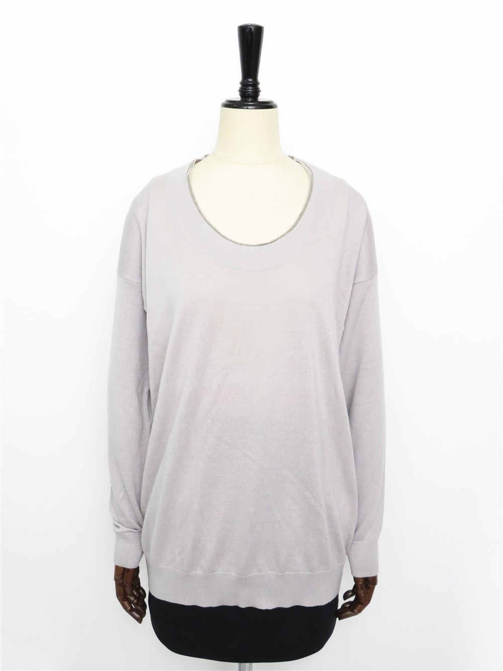 ラウンドネック ニット プルオーバー