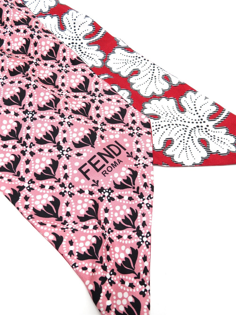 ビーズリーフ装飾 シルク スカーフ