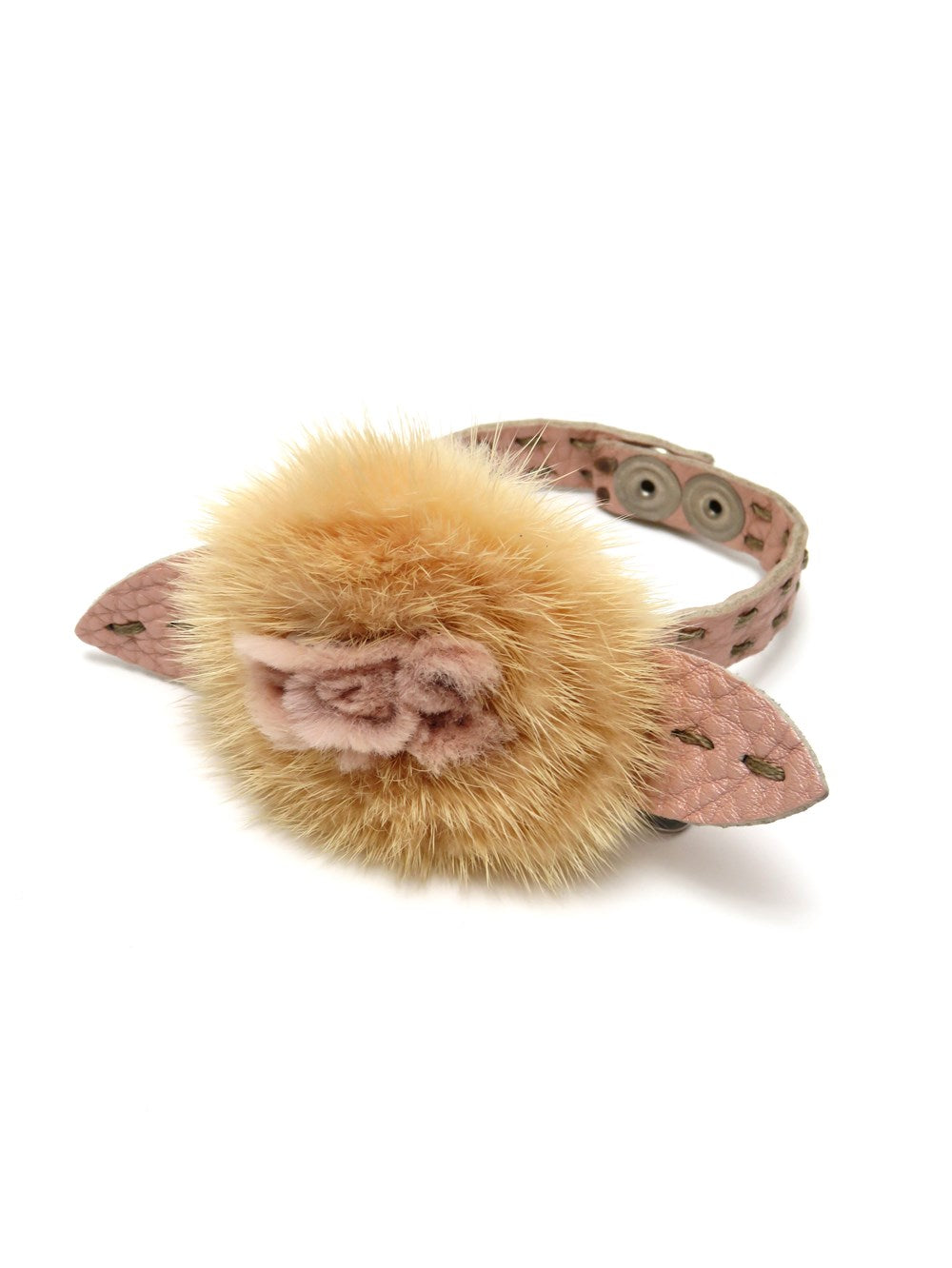 セレリア ファー フラワー ブレスレット