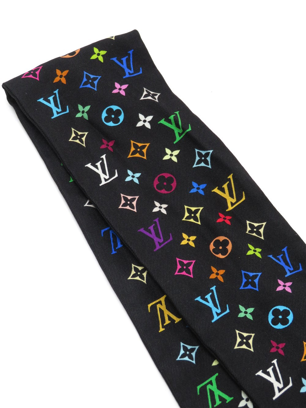 バンドー モノグラム マルチカラー スカーフ