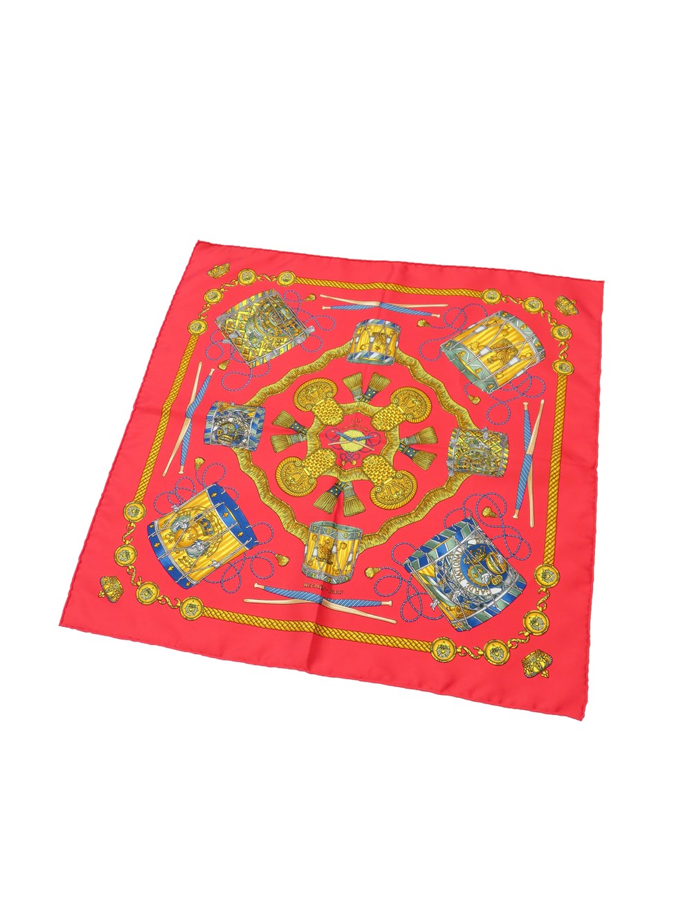 カレ45 LES TAMBOURS タンブールの太鼓 スカーフ