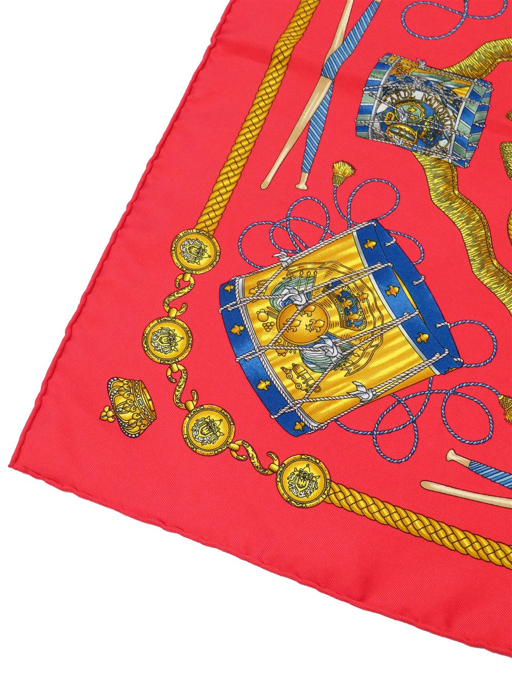 カレ45 LES TAMBOURS タンブールの太鼓 スカーフ