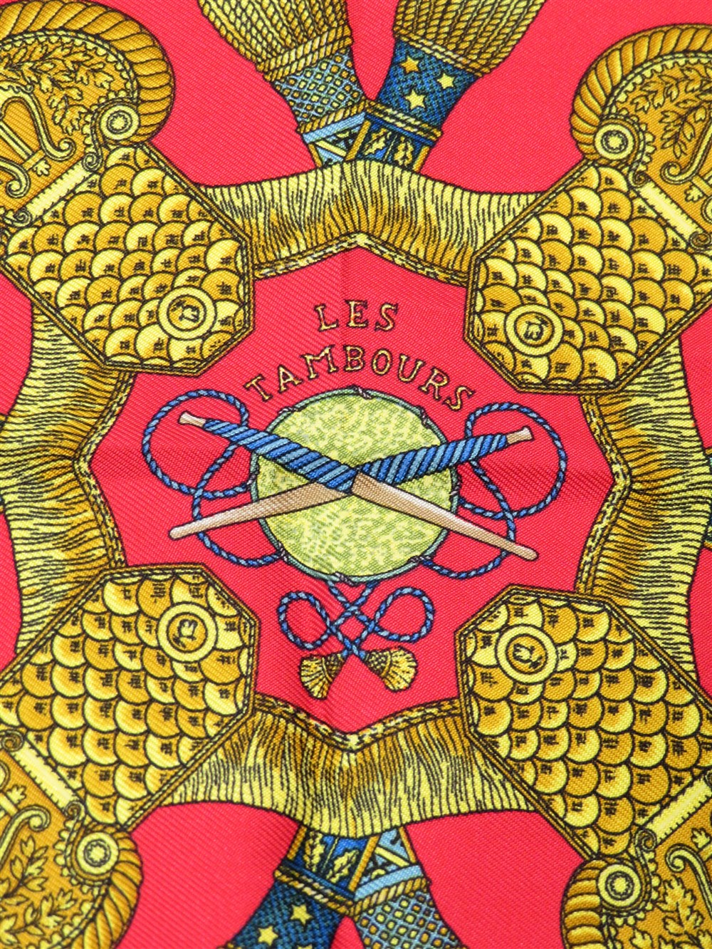 カレ45 LES TAMBOURS タンブールの太鼓 スカーフ