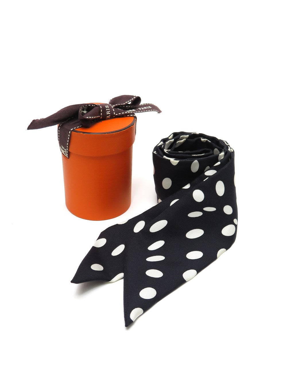 ツイリー ドット柄 スカーフ