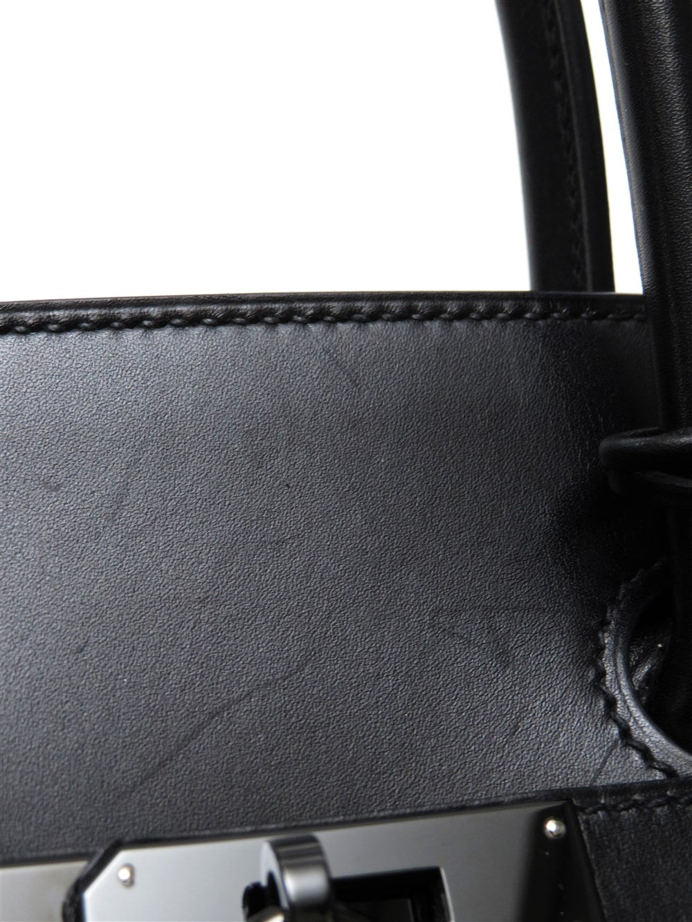 バーキン35 SO BLACK ソーブラック □O刻印