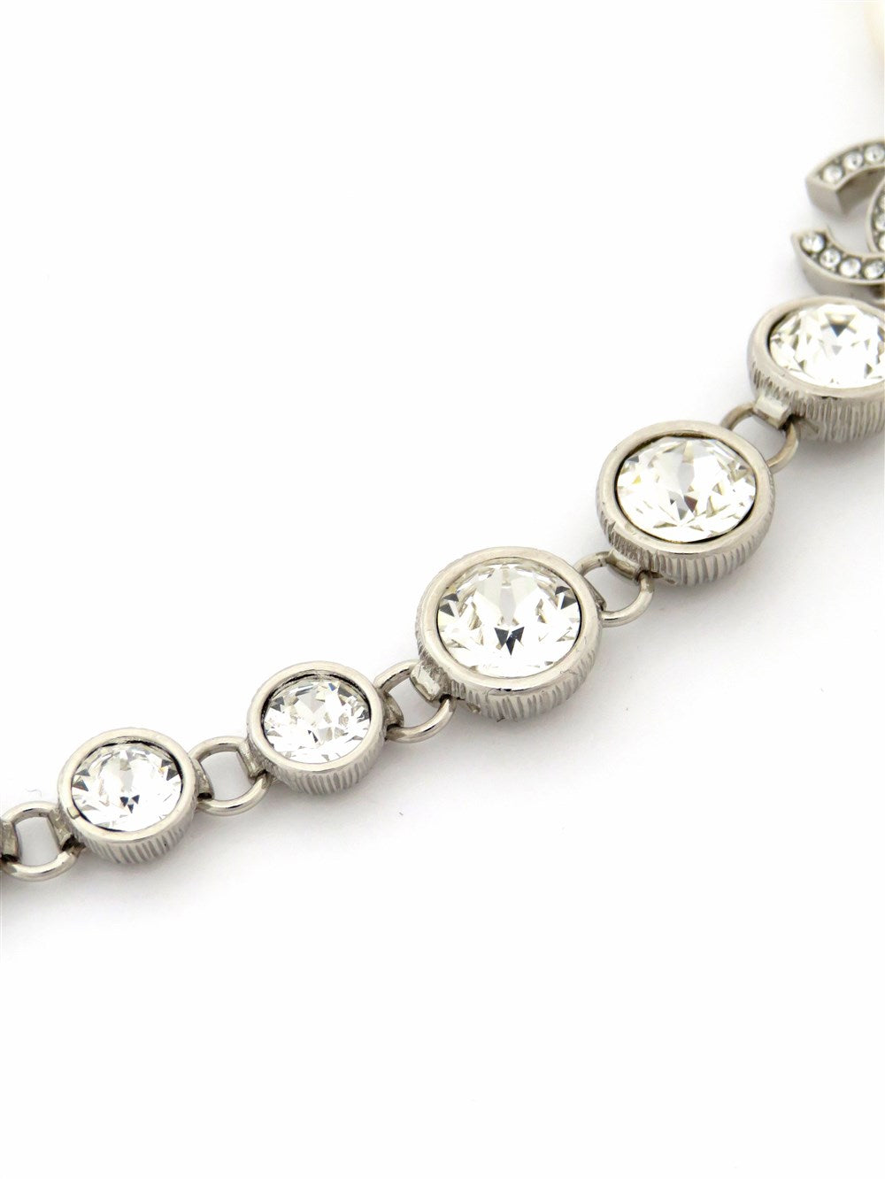 CC ラインストーン パール チョーカー 2025