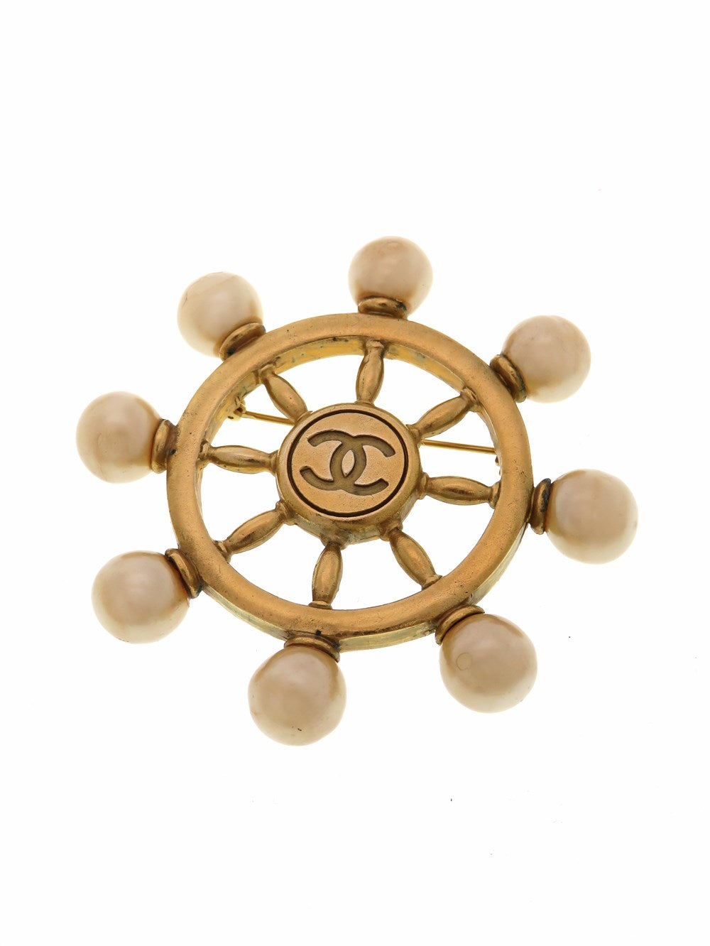 CC ココマーク 舵輪 ブローチ 94P