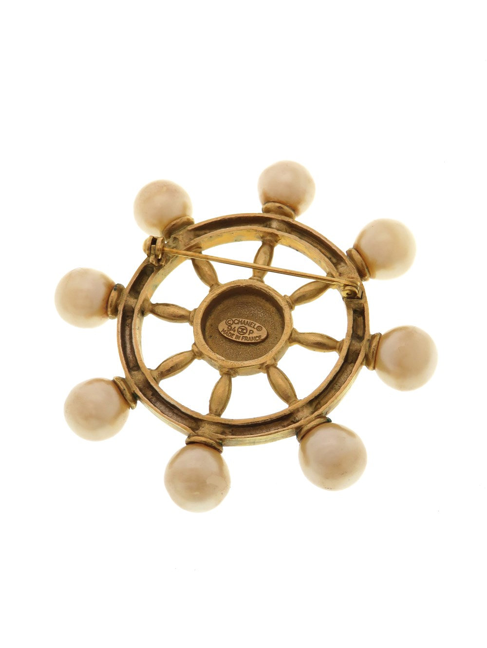 CC ココマーク 舵輪 ブローチ 94P