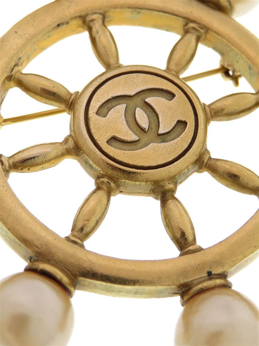 CC ココマーク 舵輪 ブローチ 94P