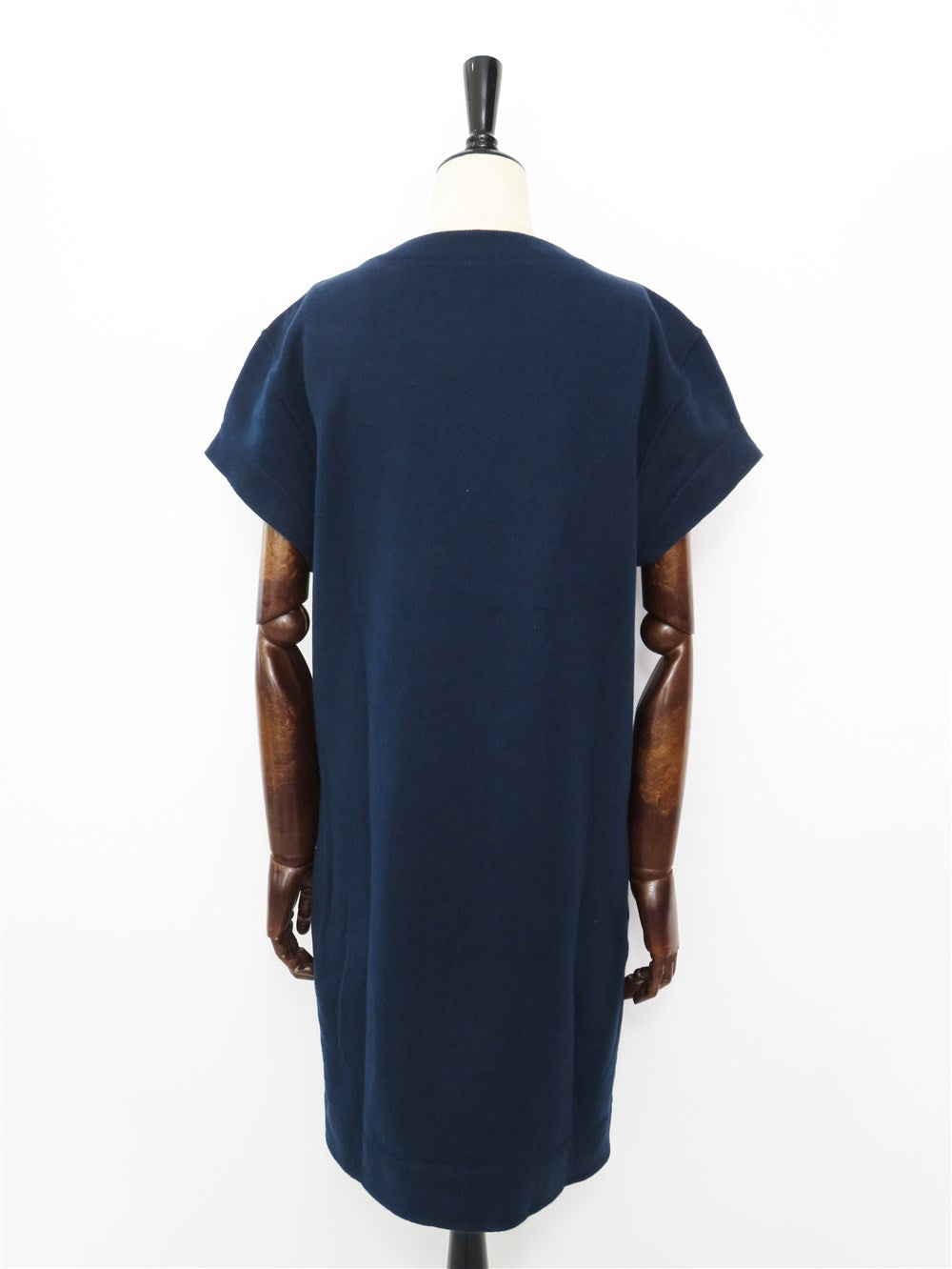 CC アイレットデザイン フレンチスリーブ ニット ワンピース