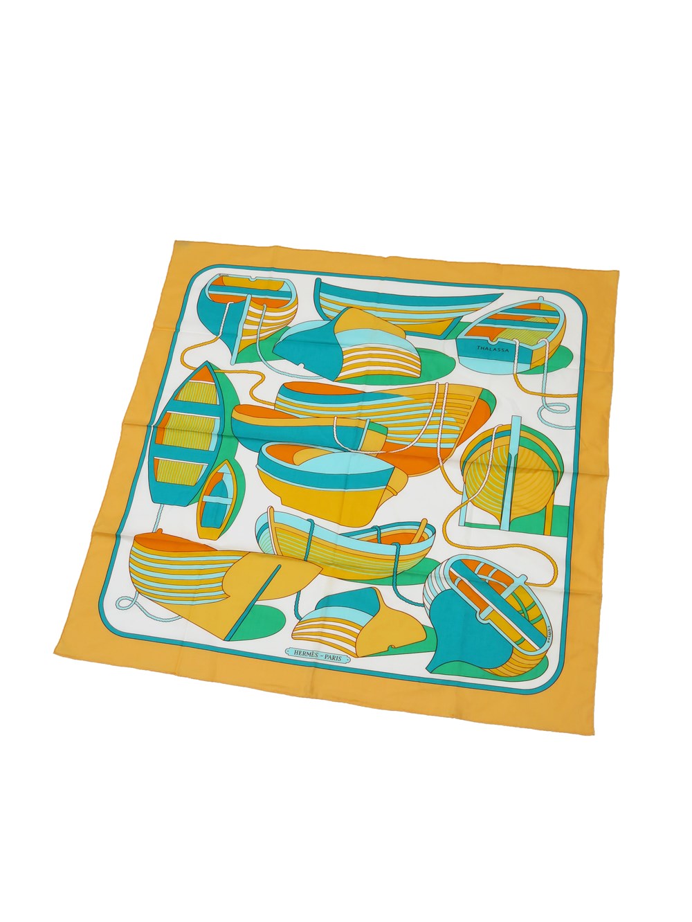 カレ70 THALASSA タラッサ コットン スカーフ