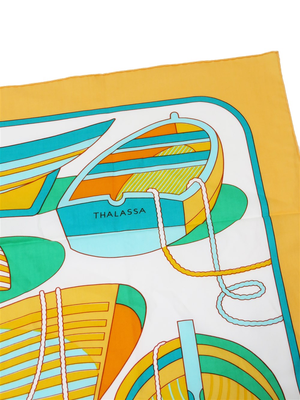 カレ70 THALASSA タラッサ コットン スカーフ