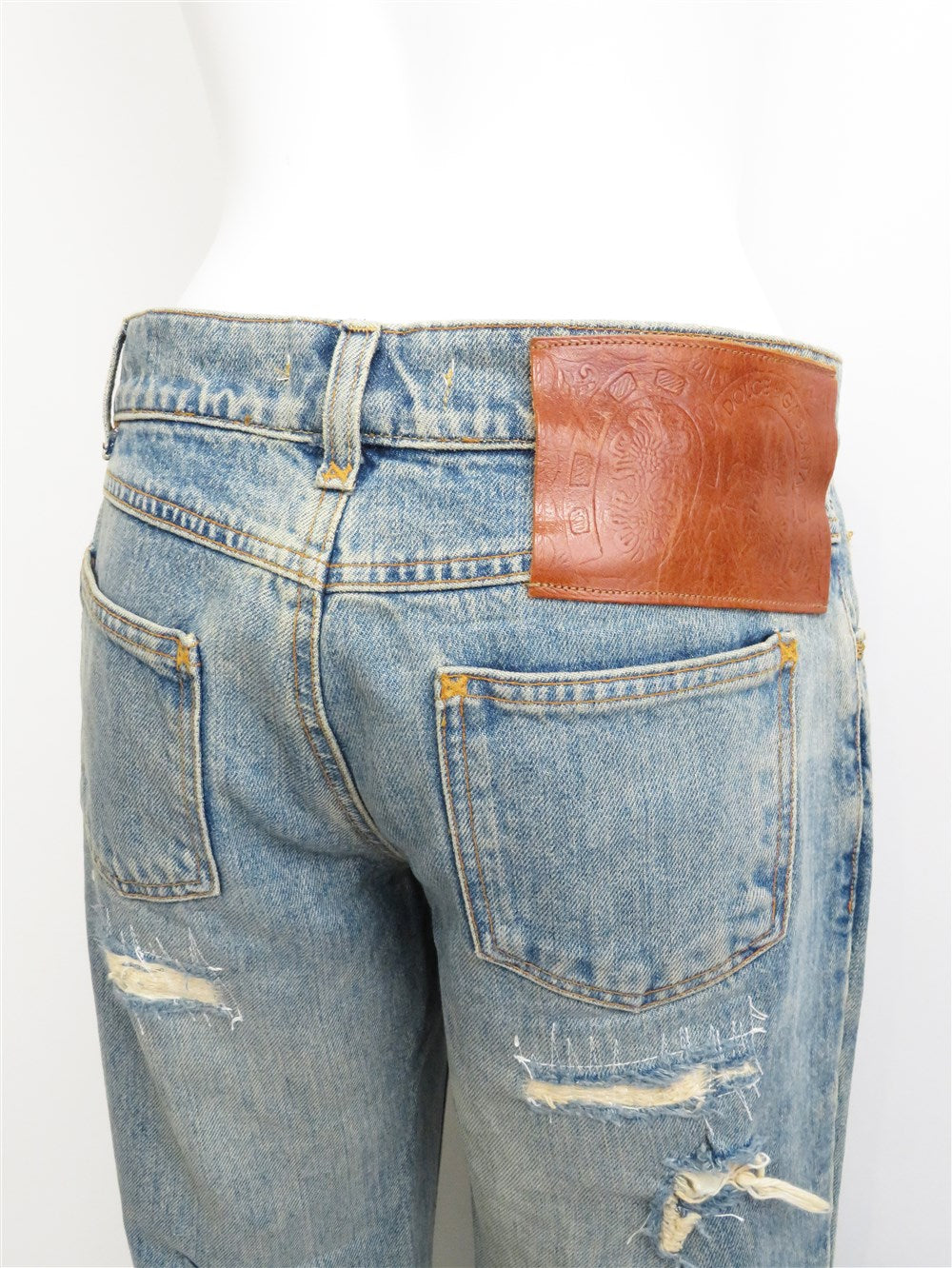 ダメージ加工 ブーツカット デニム パンツ