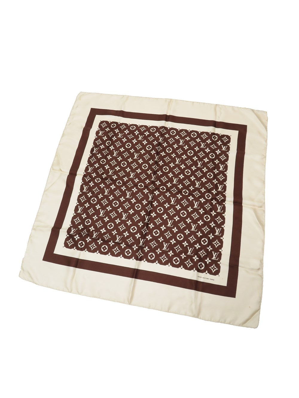 ヴィンテージ モノグラム シルク スカーフ