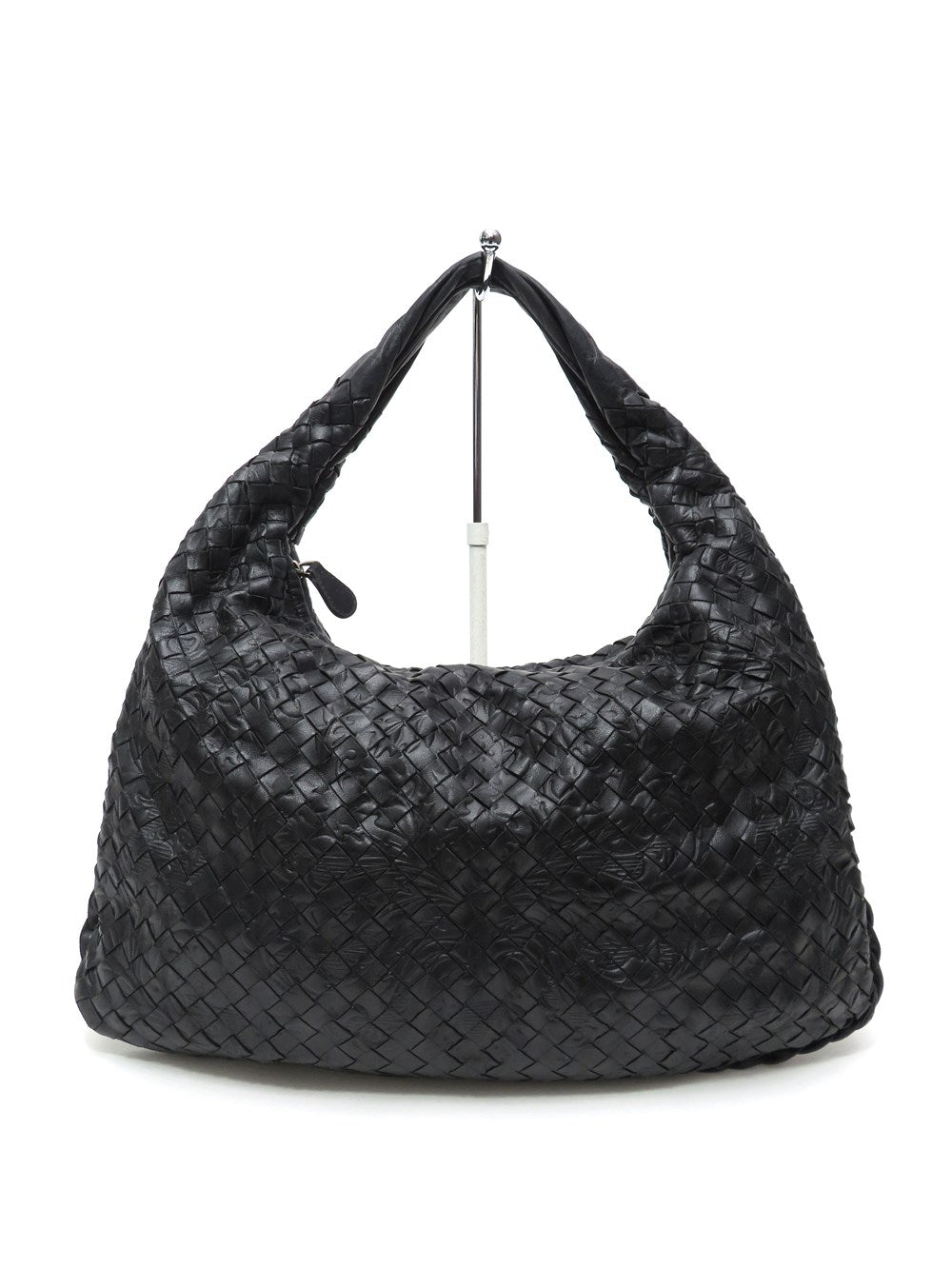 イントレチャート エンボス レザー ホーボー ワンショルダー バッグ