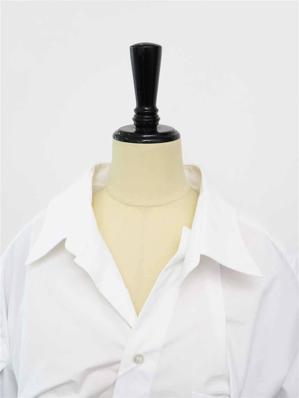 アシンメトリー ギャザー シャツ