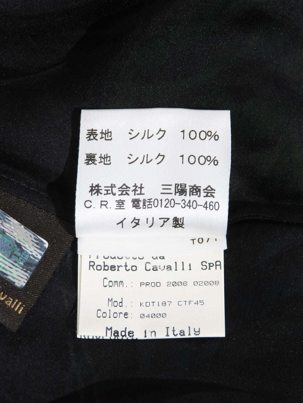 シルク シアーデザイン プリント ワンピース