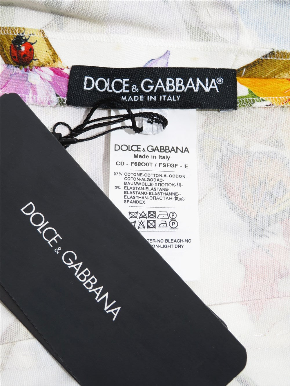 Dolce & Gabbana ノースリーブワンピース 42 フローラルプリント ノースリーブ ワンピース