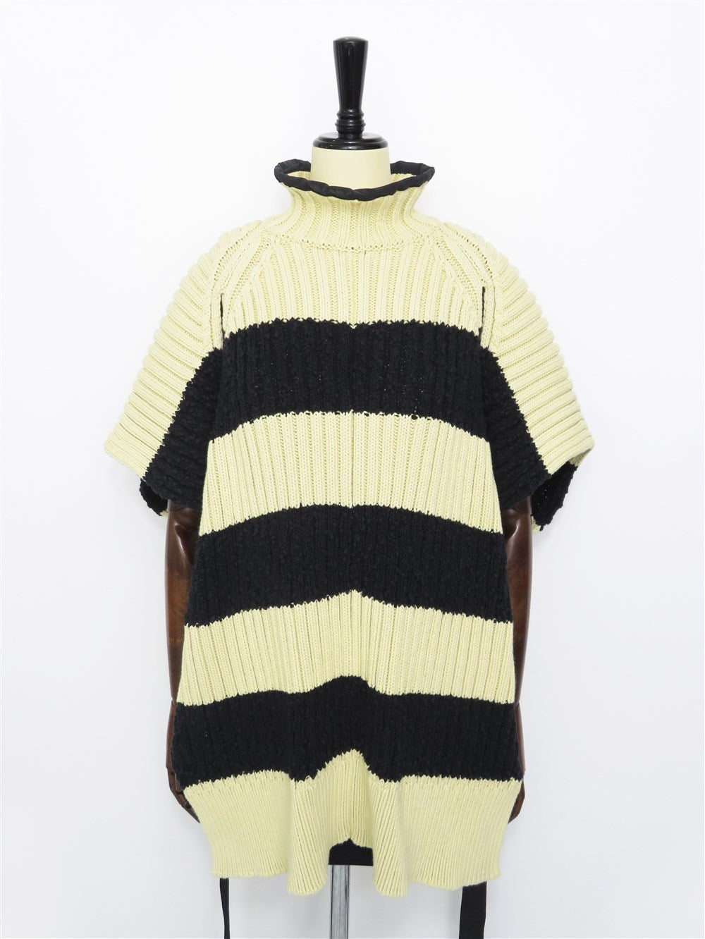 2 Moncler 1952 CICLISTA ボーダー ニットポンチョ