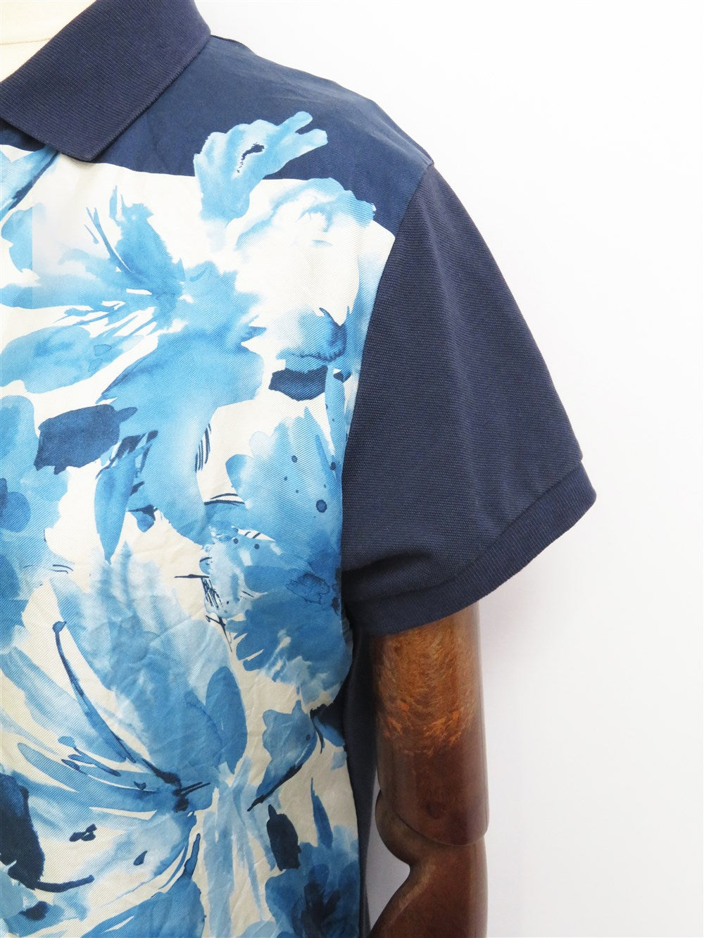MAGLIA シルクプリント ポロシャツ