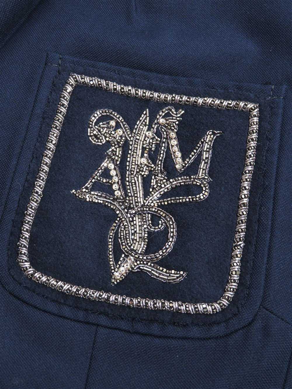 エンブレム刺繍 テーラード ジャケット
