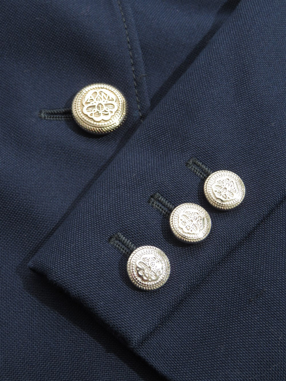 エンブレム刺繍 テーラード ジャケット
