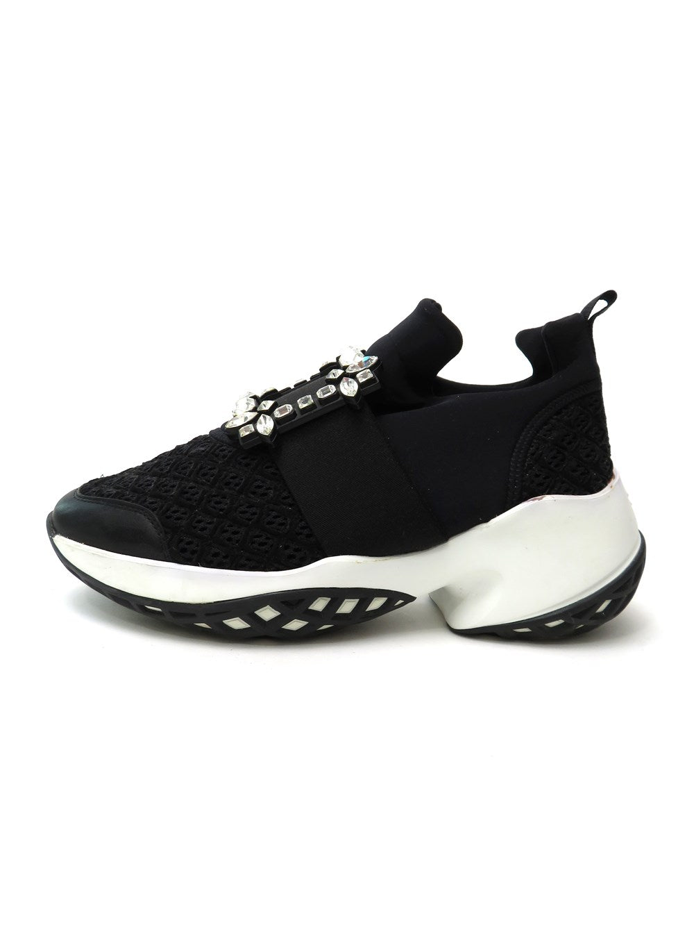 Roger Vivier ヴィヴラン ストラスバックル スニーカー