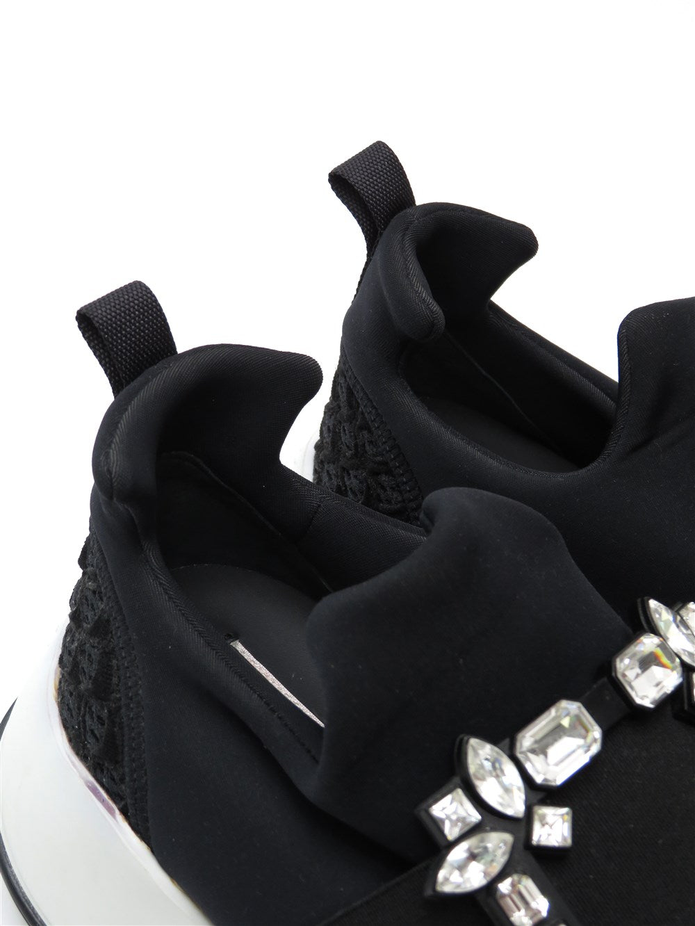 Roger Vivier ヴィヴラン ストラスバックル スニーカー