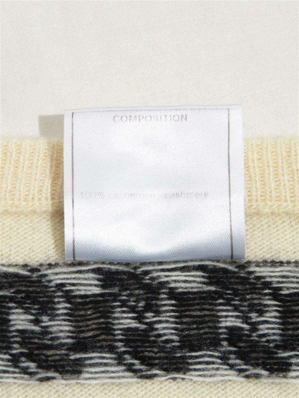 CC ロゴチェーン カシミヤ ニット ワンピース 01A