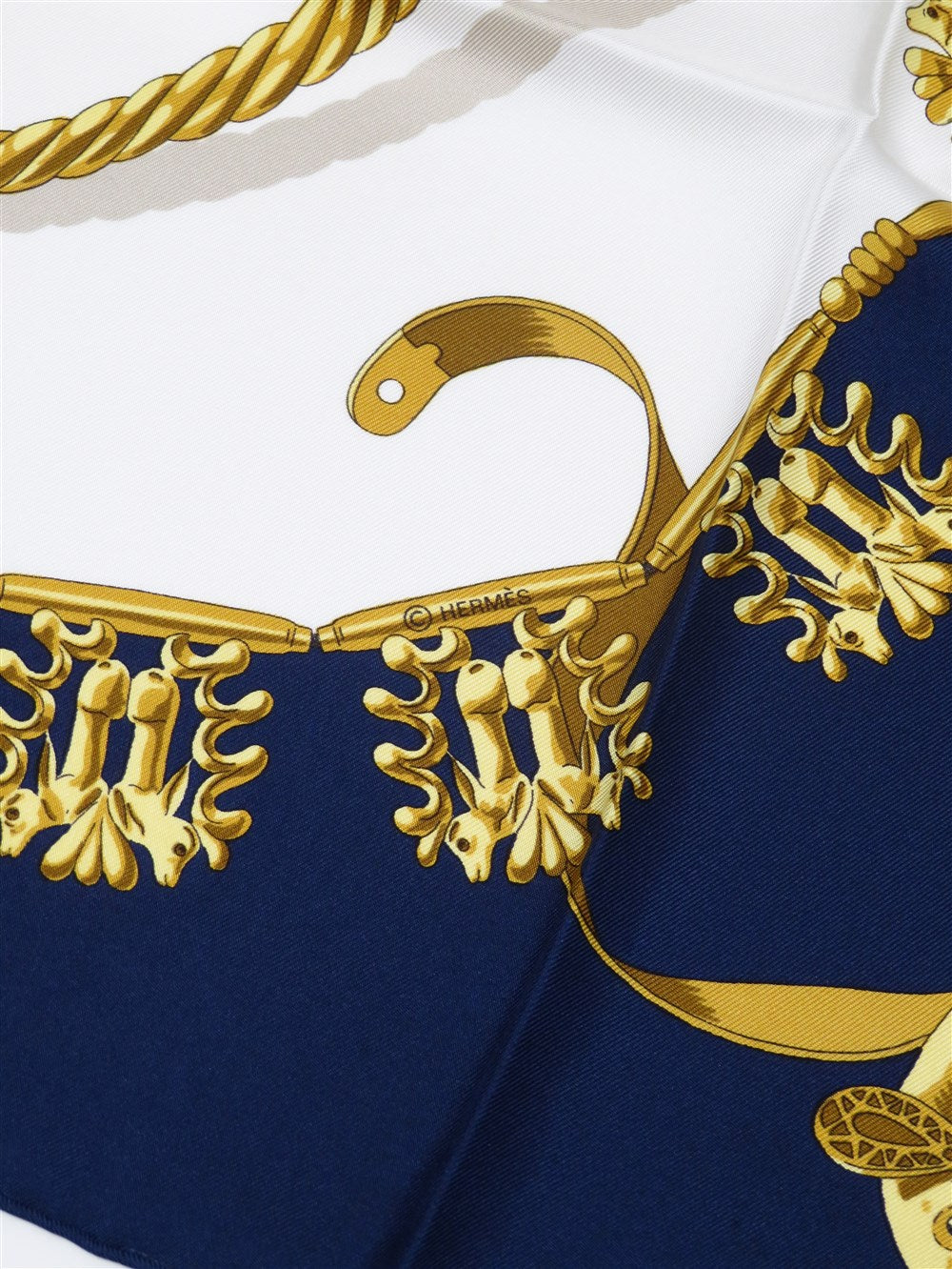 カレ90 Les Cavaliers d'Or 黄金の騎士 シルク スカーフ
