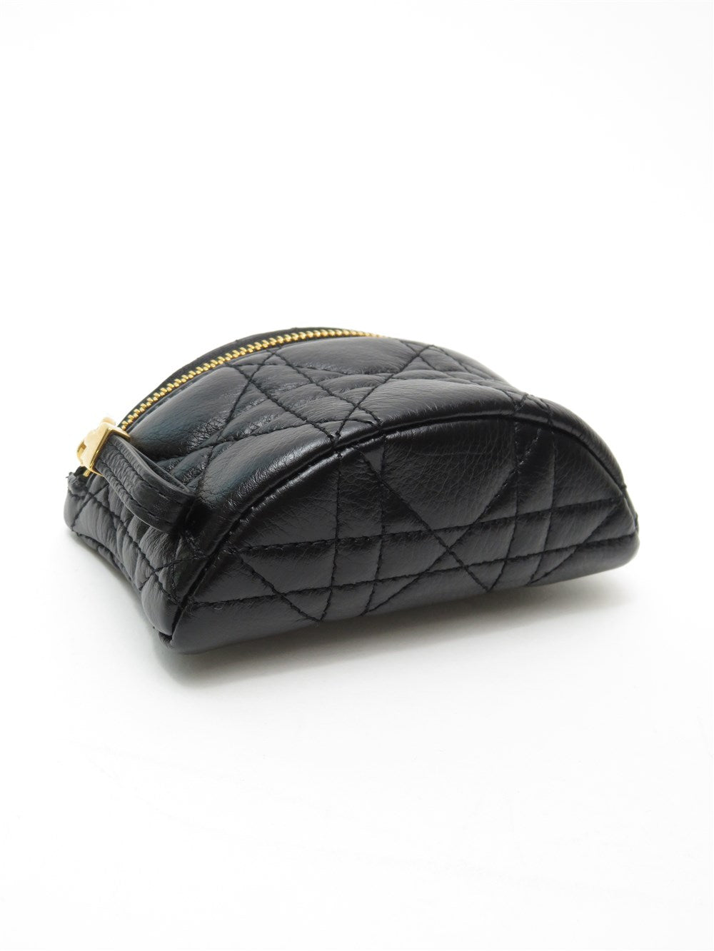 DIOR CARO カナージュ ハーフムーン ミニポーチ