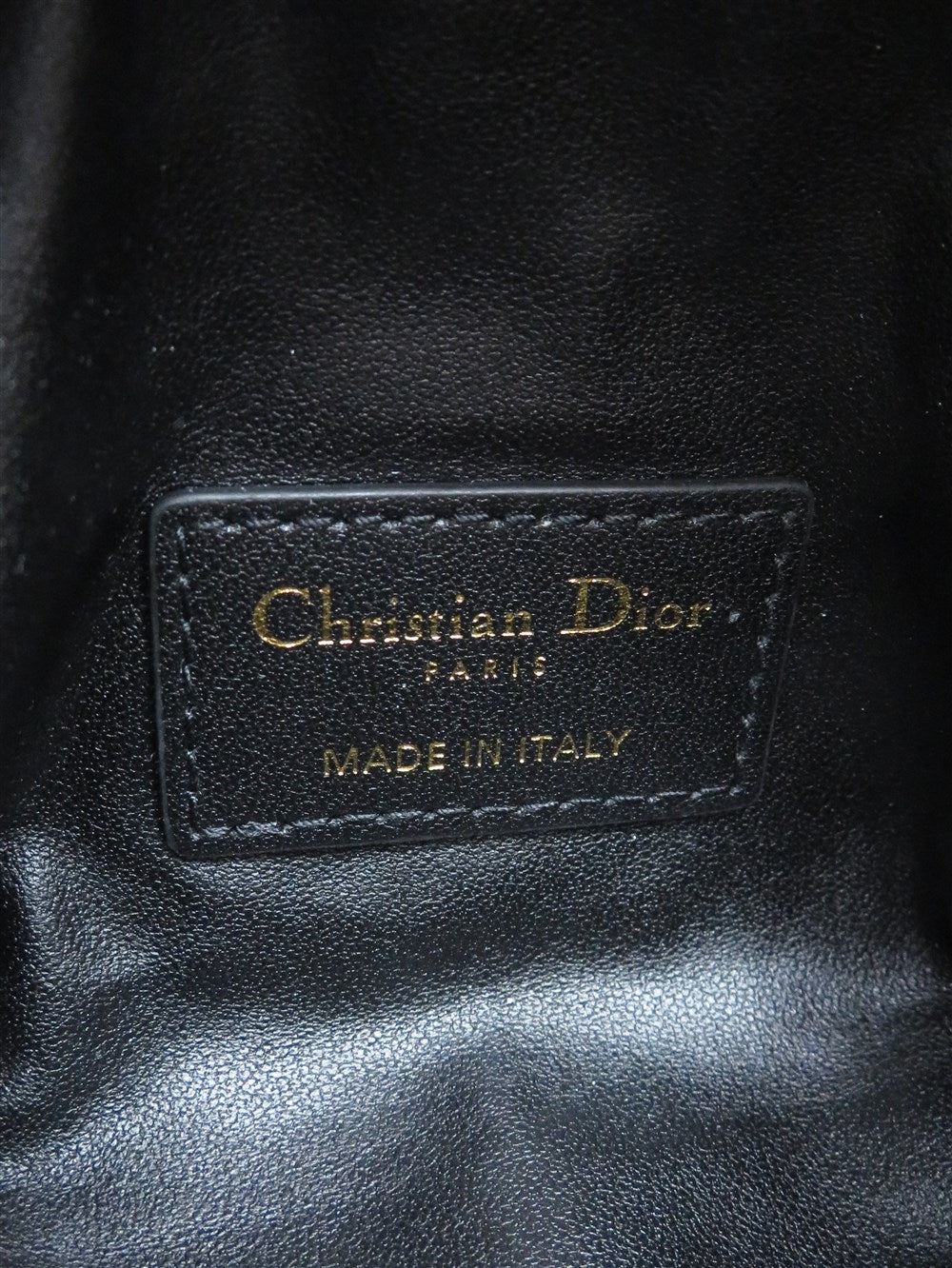DIOR CARO カナージュ ハーフムーン ミニポーチ