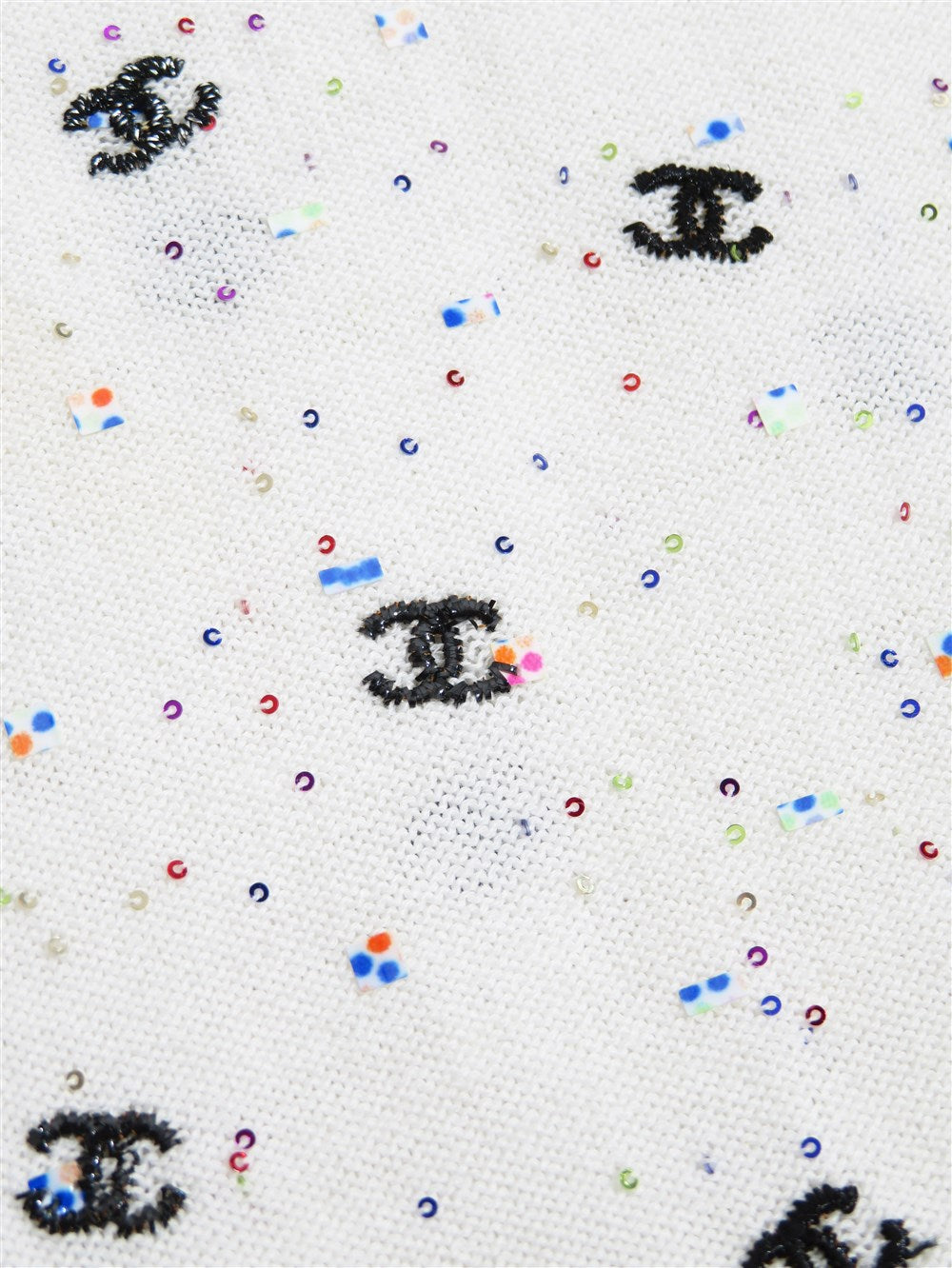 CC ココマーク マイクロスパンコール刺繡 プルオーバー