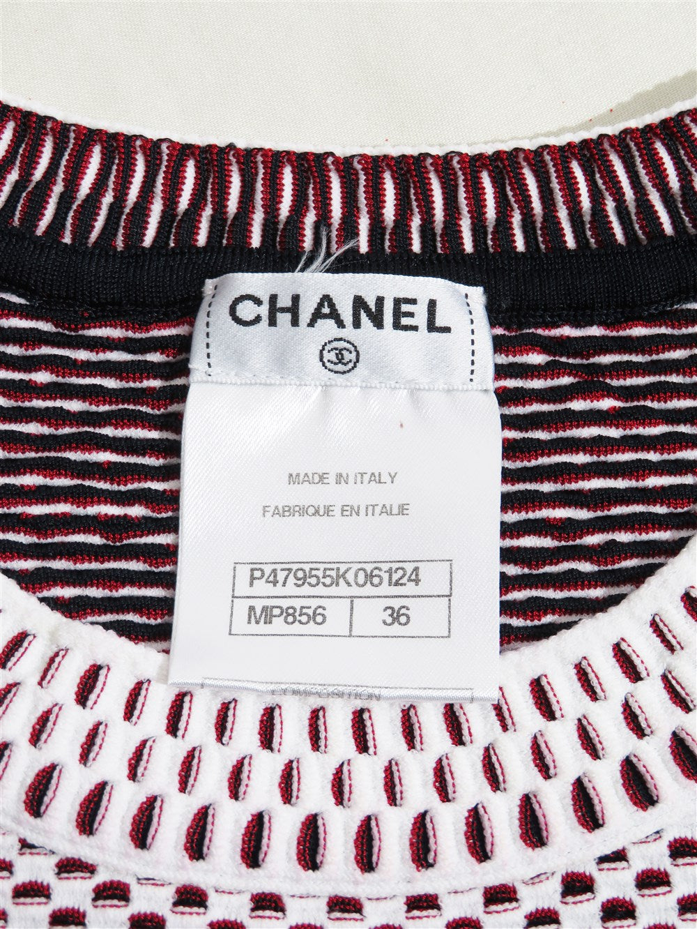 CC メッシュ ニット ショートスリーブ トップス