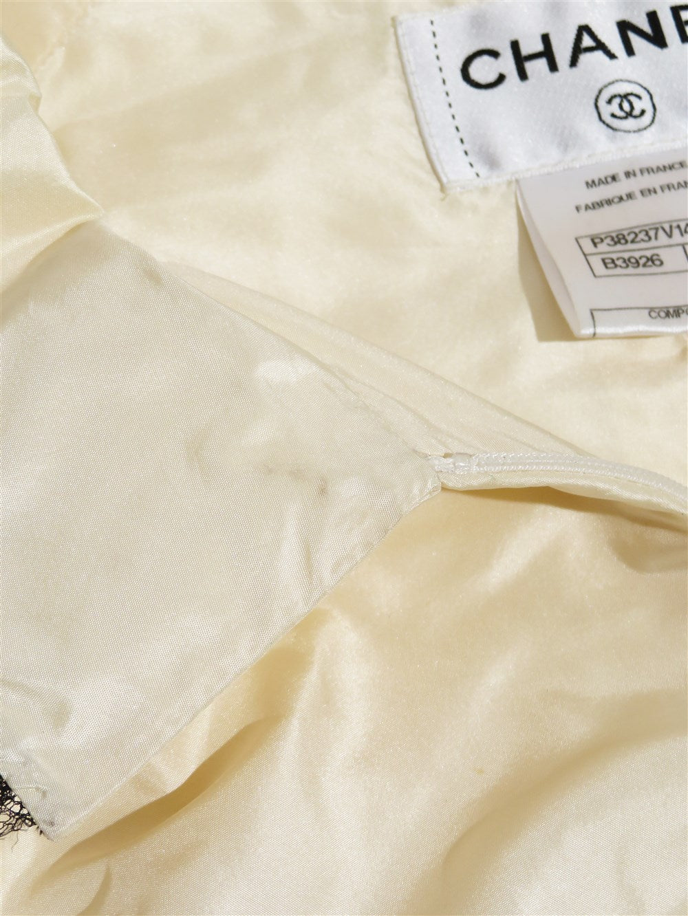 CC バイカラー シルク ワンピース