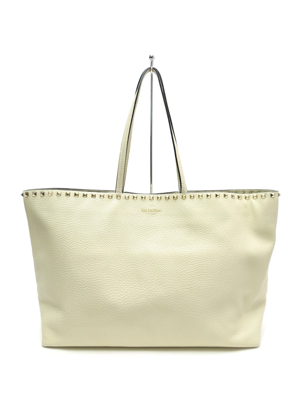 Valentino Garavani ロックスタッズ レザー トート バッグ