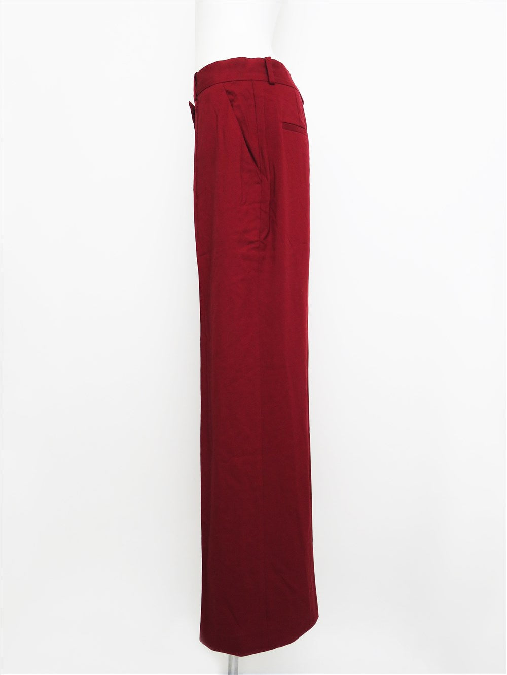 カシミヤ ストレッチ ワイドパンツ