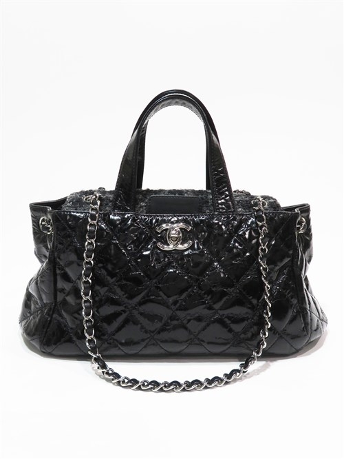 バッグ|CHANEL ／ シャネル|中古CCターンロック マトラッセ ツイード